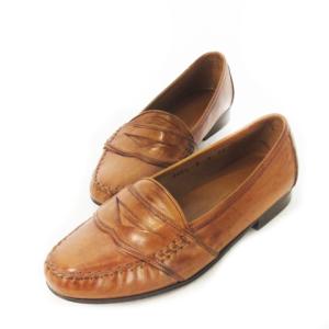 コインローファー モカシン レザー 革 6 23.0cm 茶 ブラウン /CK7 GY19
