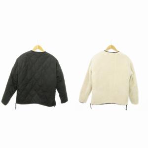 TAION REVERSIBLE JACKETS リバーシブル ダウンジャケット ダブルジップ キルティング ボア