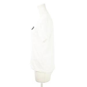 PLAY Comme des Garçons PLAY 半袖Tシャツ ラウンドネック ハート ロゴ ワッペン ワンポイント コットン M 白 ホワイト