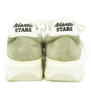 Atlantic Stars スニーカー ローカット レースアップ スエード カモフラ 迷彩柄 星 スター 37 24cm グレー /AO3