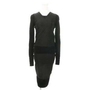 M-ROSEL M-ROSSY セットアップ 2点セット 長袖カットソー ロングスカート フェイクレイヤード