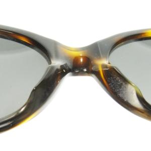 YVES SAINT LAURENT サングラス アイウェア セルフレーム べっ甲柄 デミ柄 ロゴ 140 茶 ブラウン /AO4 GY19