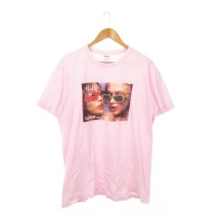23SS EYEWEAR TEE プリント L ピンク