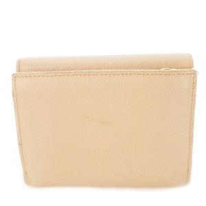 FURLA 二つ折り財布 ウォレット 小銭入れあり ロゴ 刻印 レザー 革 シボ革 ピンク /CK26 GY01