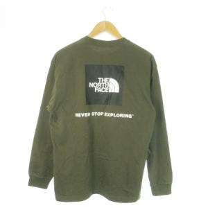 ロングスリーブバックスクエアロゴティー 長袖Tシャツ ロンT プリント ロゴ 速乾 UVケア アウトドア