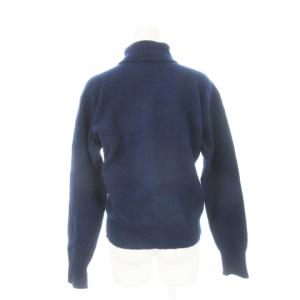 Polo by Ralph Lauren ニット セーター タートルネック 長袖 ウール ロゴ刺繍 M 紺 ネイビー /AH11 GY01