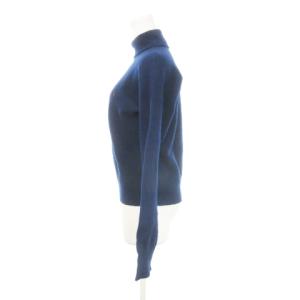 Polo by Ralph Lauren ニット セーター タートルネック 長袖 ウール ロゴ刺繍 M 紺 ネイビー /AH11 GY01