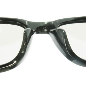 agnes b. サングラス アイウェア セルフレーム ミラーレンズ 鏡面 ロゴ 50 22-145 黒 ブラック 51-9009