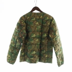 GRAMiCCi タイオン TAION タグ付き インナーダウン ジャケット 長袖 ジップアップ ノーカラー 迷彩柄 ミリタリー柄