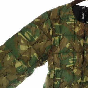 GRAMiCCi タイオン TAION タグ付き インナーダウン ジャケット 長袖 ジップアップ ノーカラー 迷彩柄 ミリタリー柄