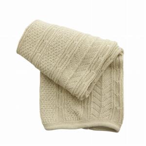 45rpm マフラー ストール ニット ロゴ アイボリー /XZ GY03