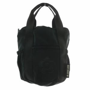 ハンドバッグ ショルダー 2WAY ナイロン デイジー ロゴ 黒 ブラック /XZ GY03