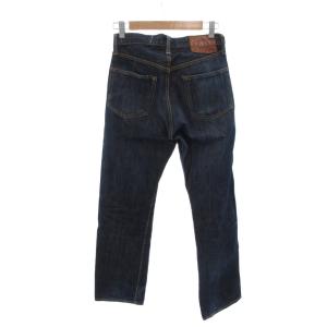 KAPITAL デニムパンツ ジーンズ 岡山御津工場産 ボタンフライ 革パッチ 29 S 青 インディゴブルー /FT
