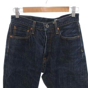 KAPITAL デニムパンツ ジーンズ 岡山御津工場産 ボタンフライ 革パッチ 29 S 青 インディゴブルー /FT
