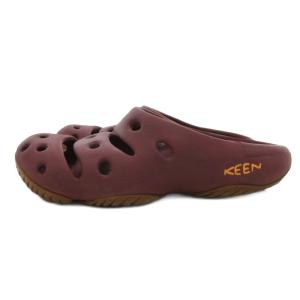 KEEN YOGUI PFAS FREE ヨギ クロッグ サンダル 28cm あずき色 赤 レッド 1028957