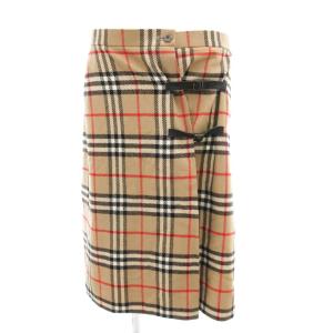 ヴィンテージ ラップスカート ノバチェック 9AR ブラウン