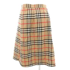 burberrys ヴィンテージ ラップスカート ノバチェック 9AR ブラウン