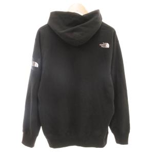 THE NORTH FACE 25SS スクエア ロゴ フーディ パーカ プルオーバー 長袖 XL 黒 ブラック NT12333 /AE