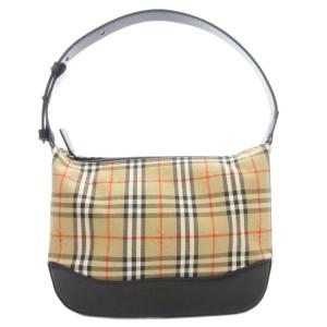 ハンドバッグ ワンショルダー ノバチェック ベージュ