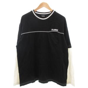 刺繍レイヤード ロングスリーブ Tシャツ Embroidery Layerd L/S Tee ロンT 長袖
