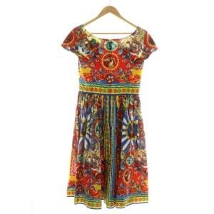 DOLCE&GABBANA ワンピース 42 レッド