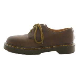 Dr.Martens 5ホールシューズ ローファー レザー ラウンドトゥ レースアップ 5 24cm 茶色 ブラウン /XZ