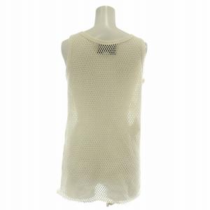 GUCCI タンクトップ ノースリーブ カットソー メッシュ クルーネック ヴィンテージロゴ シェリーライン インターロッキングG