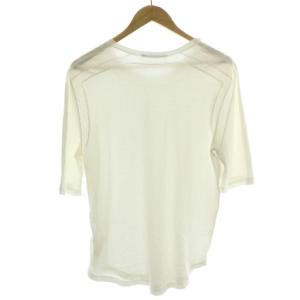 LOUIS VUITTON Ｔシャツ カットソー 半袖 無地 クルーネック M 白 ホワイト RM091 MOJR60JDO /MP