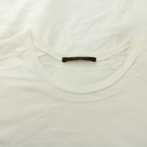 LOUIS VUITTON Ｔシャツ カットソー 半袖 無地 クルーネック M 白 ホワイト RM091 MOJR60JDO /MP