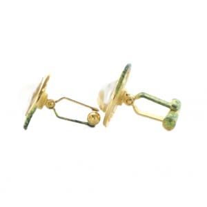 CHANEL カフスボタン アクセサリー ロゴ フェイクパール ゴールド色 GY19 /MQ OH