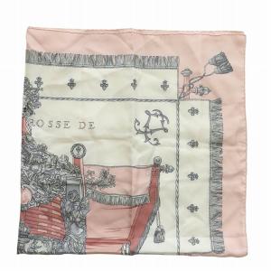 HERMES カレ90 VUE DU CARROSSE DE LA GALERE LA REALE クイーンの戴冠式