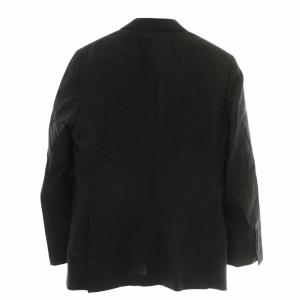 BURBERRY BLACK LABEL スーツ テーラードジャケット ベスト 2点セット ウール シルク混 シングル 2B 背抜き 肩パッド サイドベンツ