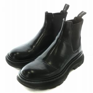 サイドゴアブーツ 39 ブラック 641837