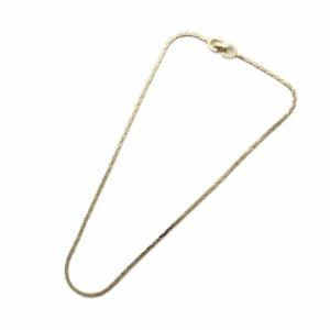 ネックレス アクセサリー ロゴ スネークチェーン ゴールド色 GY19 /MQ OH