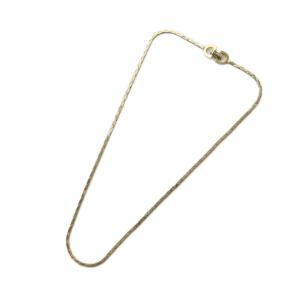 Christian Dior ネックレス アクセサリー ロゴ スネークチェーン ゴールド色 GY19 /MQ OH