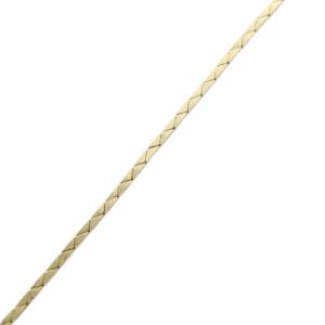 Christian Dior ネックレス アクセサリー ロゴ スネークチェーン ゴールド色 GY19 /MQ OH