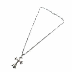 POLICE クロスネックレス アクセサリー ペンダント ロゴ 十字架 シルバー色 GY19 /MQ