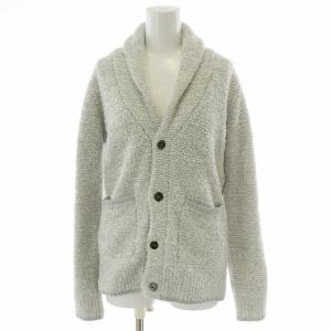 カーディガン 長袖 アウター ショールカラー 46 M 灰 グレー M1N09-809-05 /MP GY19