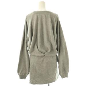 ISABEL MARANT ETOILE スウェットワンピース 長袖 ひざ丈 40 グレー /SS OS GY19