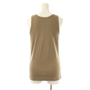 GIVENCHY カットソー ノースリーブ コットン S カーキ /DO GY19