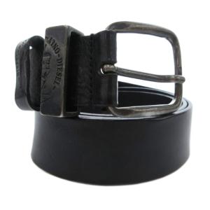 インダストリーズ ベルト レザー 皮革 黒 ブラック /JS GY19