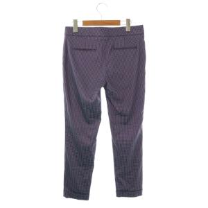 ETRO パンツ スラックス テーパード ジッパーフライ 38 紫 水色 /NR GY19