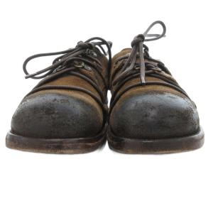 DOLCE&GABBANA ダービーシューズ スエード レザー 7 茶 ブラウン /JS GY19