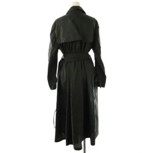 TOMORROWLAND collection 24SS トレンチコート レインコート ロング 36 黒 /HK GY19