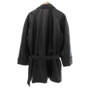 BALLY ステンカラーコート ブラック