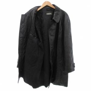 BALLY ステンカラーコート ブラック