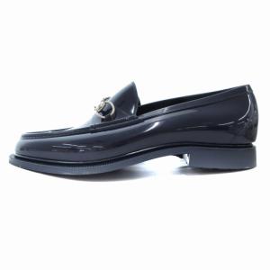 GUCCI ビットローファー シューズ ラバー 紺 ネイビー /AE GY19