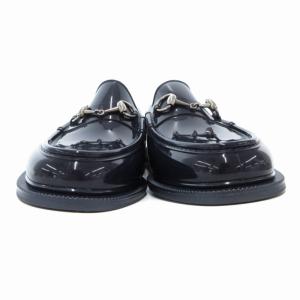 GUCCI ビットローファー シューズ ラバー 紺 ネイビー /AE GY19