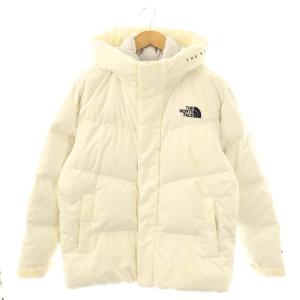 ダウンジャケット アウター ロゴ L ホワイト /DO GY19