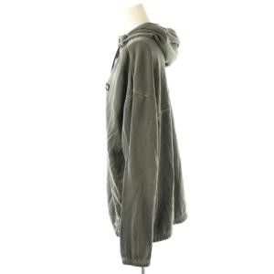 THE NORTH FACE ハーフジップパーカー ロゴ ワンポイント M グレー /AT GY19